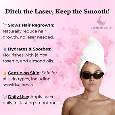 Natural Permanent Hair Remover Oil